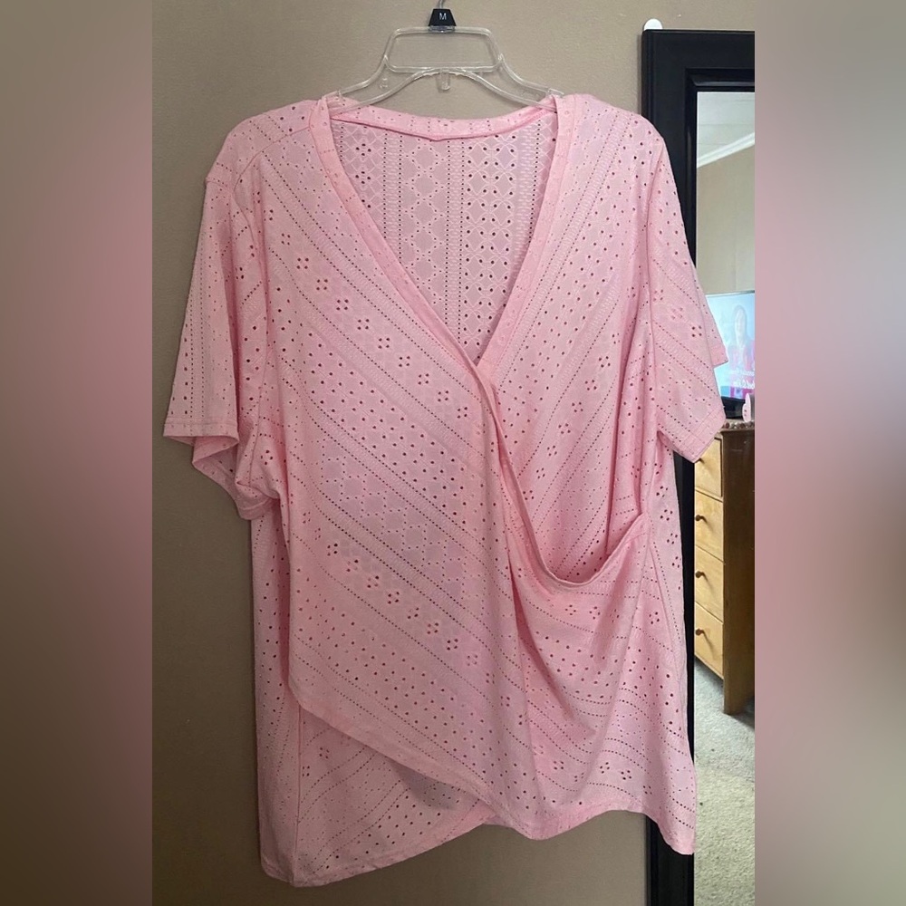 Shein Wrap Front Top